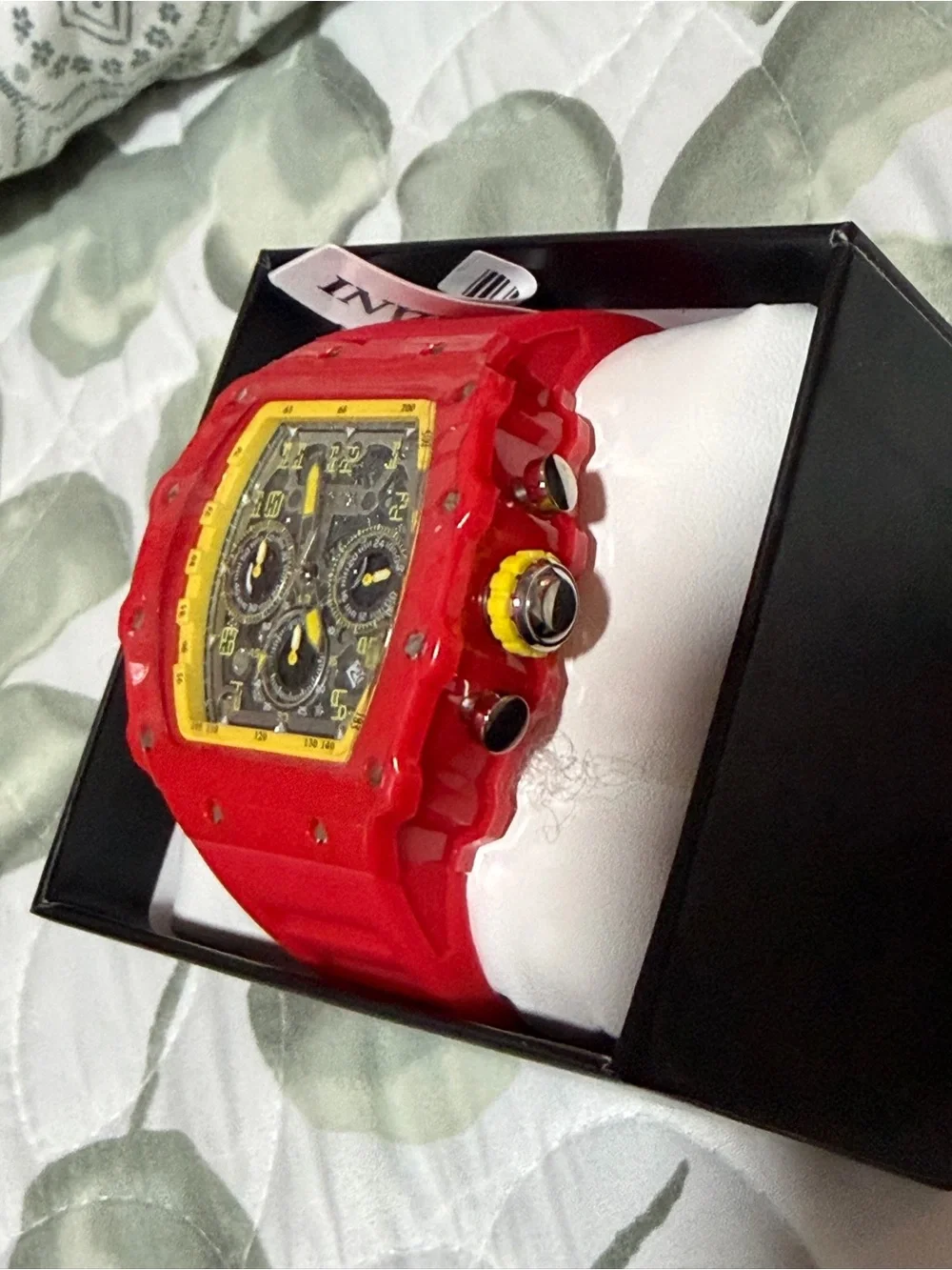 Invicta Racing Red Chronograph Men's Watch